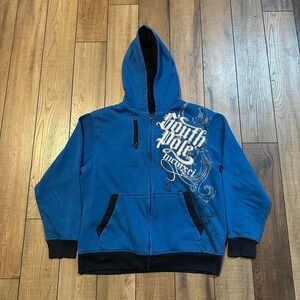 COPY - South Pole Blue and Black Hoodie